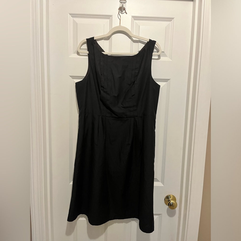 Lands End Black Dress